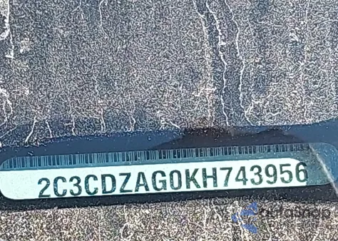 2019 Dodge Challenger Sxt from USA, damaged, VIN 2C3CDZAG0KH743956